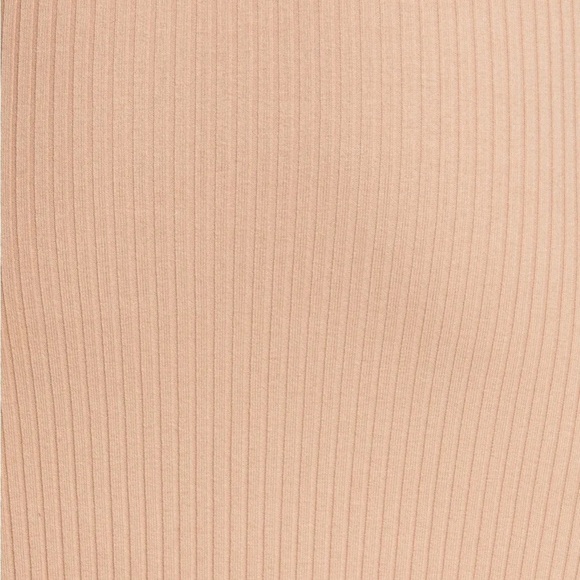 The Range / Primary Rib Drawstring Midi Skirt in Tan Stretch light tawny XS - Picture 6 of 8